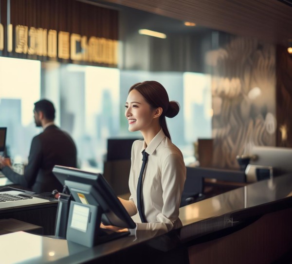 晨鹤商务酒店预订服务员,高效响应,为商旅人士打造便捷预订体验 晨鹤商务酒店预订服务员,高效响应,为商旅人士打造便捷预订体验